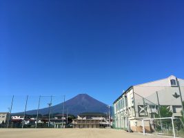 富士登山強歩大会昨年度の様子です