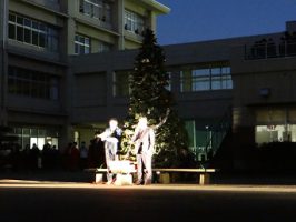令和3年度クリスマスツリー点灯式が行われました