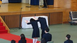 令和3年度 第72回山梨県立吉田高等学校卒業証書授与式が行われました