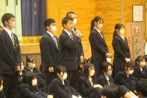 令和５年度関東大会出場部壮行会が行われました。