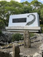 沖縄修学旅行１日目の様子です。