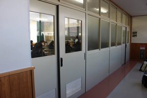 後期第１回試験（３年）２日目です