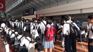 修学旅行団 羽田空港第２旅客ターミナルに到着しました