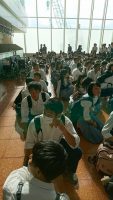 修学旅行団 羽田空港第２旅客ターミナルに到着しました