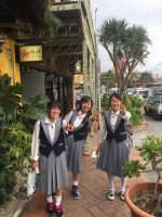 修学旅行団2日目午後の様子です
