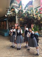 修学旅行団2日目午後の様子です