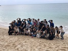 修学旅行団2日目午後の様子です