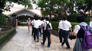修学旅行団 3日目の様子です