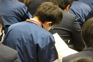 大学入試センター試験事前指導・激励会が行われました