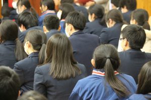 大学入試センター試験事前指導・激励会が行われました