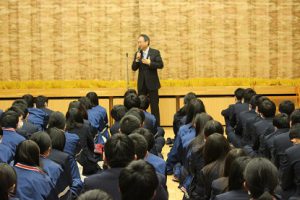 大学入試センター試験事前指導・激励会が行われました