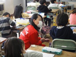 教育ボランティアが行われています