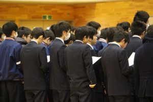 3年生 元気に登校しています