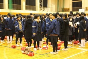 3年生 元気に登校しています