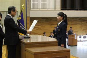 平成29年度 表彰状授与式・記念品贈呈式を行いました