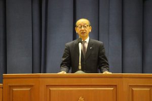 平成29年度吉田高等学校同窓会入会式が行われました