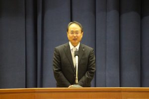 平成29年度吉田高等学校同窓会入会式が行われました