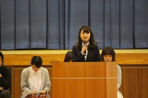 平成29年度 第1学年 先輩の話を聞く会が行われました