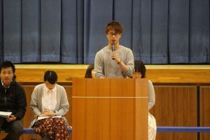 平成29年度 第1学年 先輩の話を聞く会が行われました