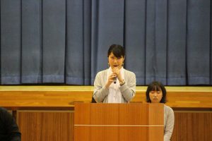 平成29年度 第1学年 先輩の話を聞く会が行われました