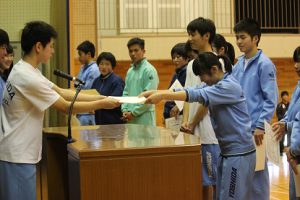 平成２９年度球技大会 総合優勝は２年２組！！