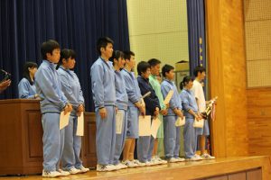 平成２９年度球技大会 総合優勝は２年２組！！