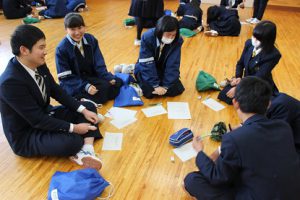 平成29年度1･2年生合同「吉高GP振り返り」集会が行われました