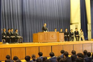 平成29年度離任式が行われました