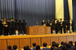 平成29年度離任式が行われました