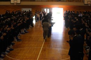 平成29年度離任式が行われました