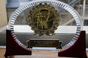 祝　優勝　弓道部女子 東日本高等学校弓道大会三人制