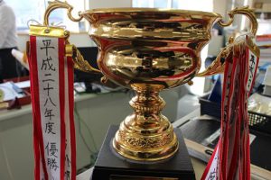 祝　優勝　弓道部女子 東日本高等学校弓道大会三人制