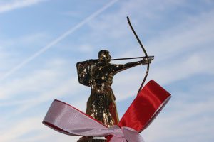 祝　優勝　弓道部女子 東日本高等学校弓道大会三人制