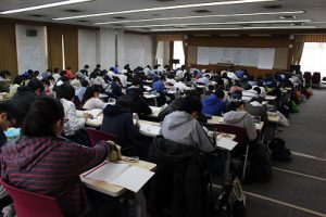 平成29年度理数科春季宿泊学習会が行われています