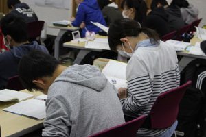 平成29年度理数科春季宿泊学習会が行われています