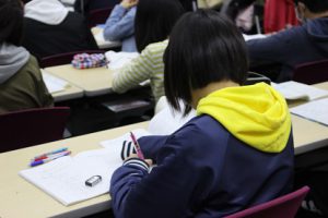 平成29年度理数科春季宿泊学習会が行われています