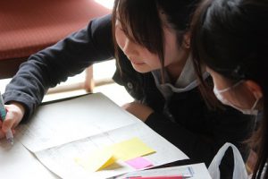 平成29年度理数科春季宿泊学習会が行われています