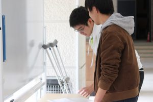 平成29年度理数科春季宿泊学習会が行われています