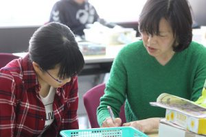 平成29年度理数科春季宿泊学習会が行われています