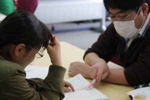 平成29年度理数科春季宿泊学習会が行われています