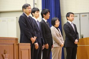 平成30年度新任式の様子です