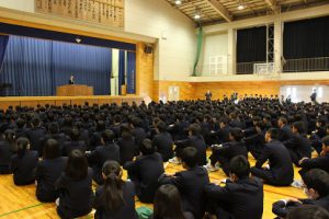平成30年度始業式の様子です