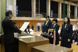 納め式が行われました