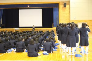 第3学年合同LHRの様子です