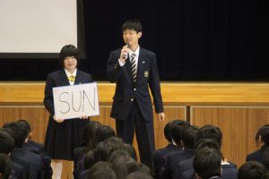 第3学年合同LHRの様子です