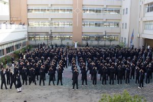 平成30年度校歌応援歌指導 最終日の様子です