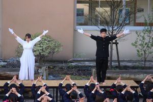 平成30年度校歌応援歌指導 最終日の様子です