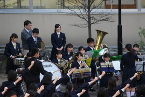 平成30年度校歌応援歌指導 最終日の様子です