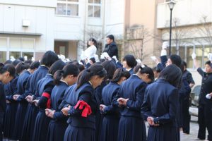 平成30年度校歌応援歌指導 最終日の様子です
