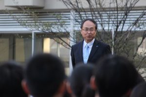 平成30年度校歌応援歌指導 最終日の様子です
